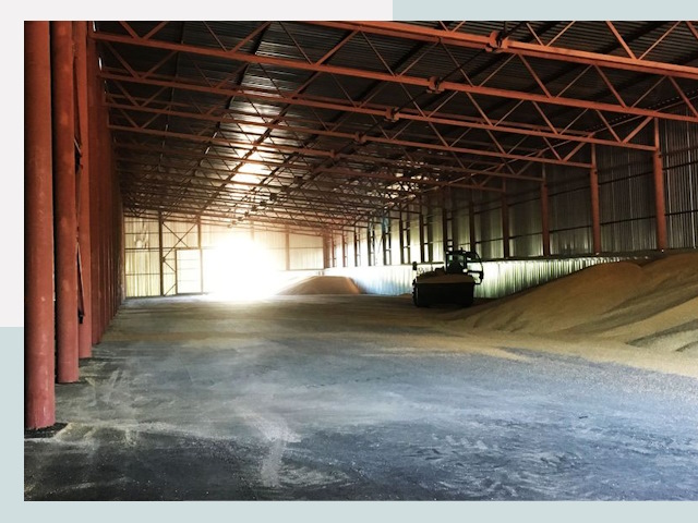 Строительство зернохранилищ в Рубцовске