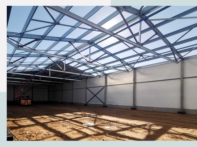 Строительство сенохранилищ в Рубцовске