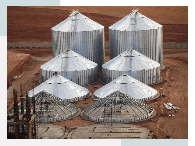 Строительство зерновых силосов в Рубцовске