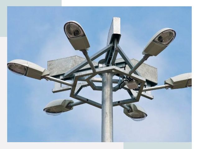 Монтаж осветительных мачт в Рубцовске