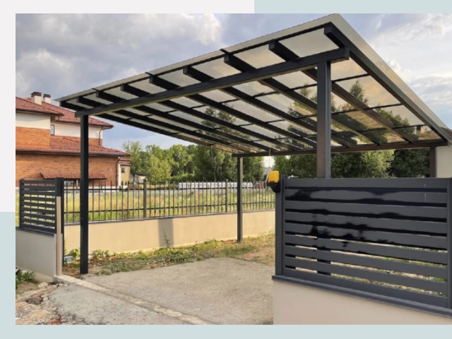 Металлические навесы в Рубцовск от 607 руб. за м²