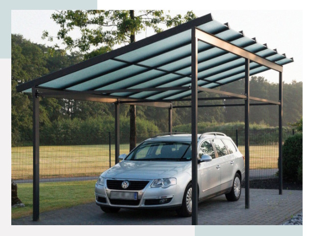 Навесы для автомобилей в Рубцовске