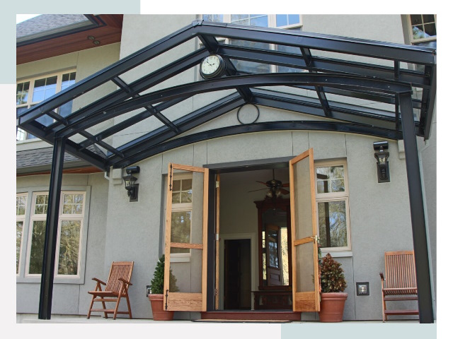 Козырьки металлические в Рубцовске