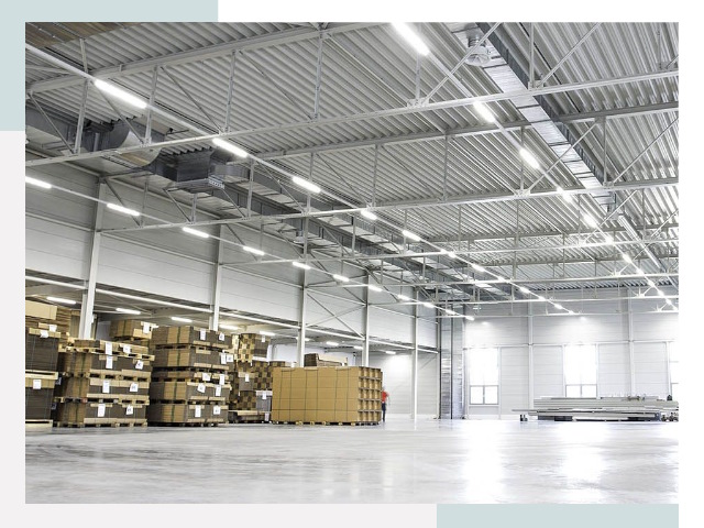 Освещение ангаров в Рубцовске