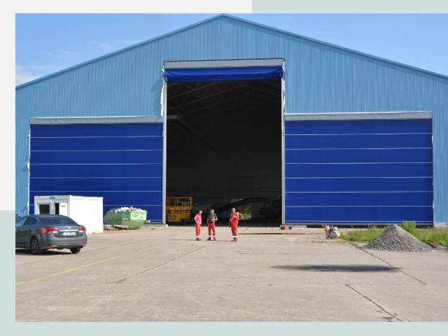 Ангарные ворота в Рубцовск от СтальСтрой-Рбц по цене 607 руб.