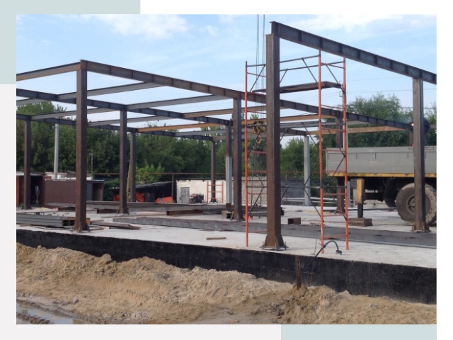 Фундамент для ангаров в Рубцовске