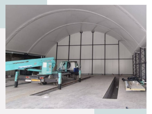 Внутреннее оснащение ангаров в Рубцовске