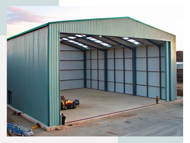 Строительство ангаров в Рубцовске