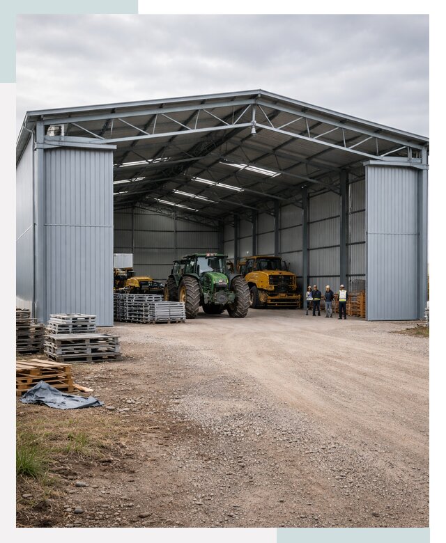 Ангары для сельхозтехники в Рубцовске от 20226 р. | СтальСтрой-Рбц