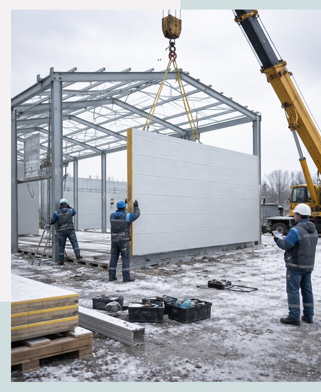 Строительство холодильных складов под ключ в Рубцовске