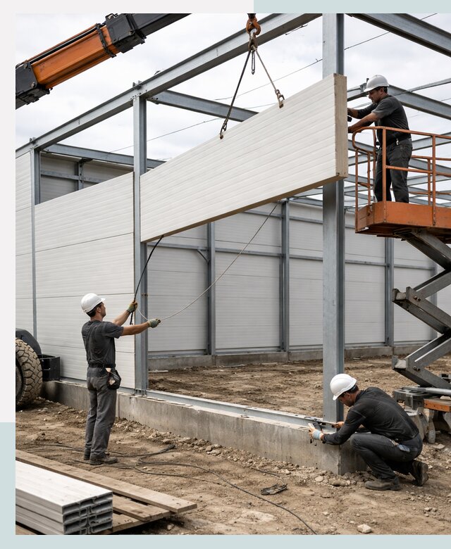 Строительство складов из сэндвич панелей в Рубцовске под ключ