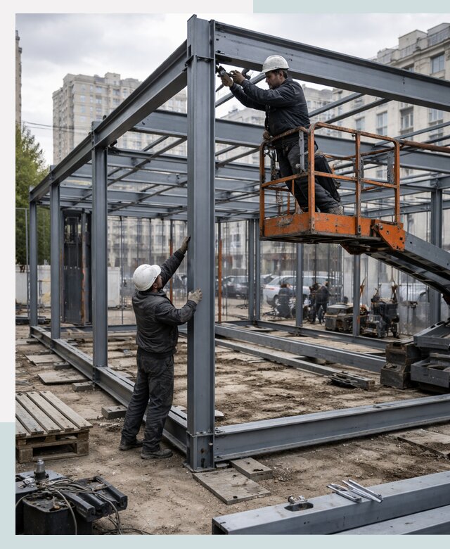 Строительство и монтаж торговых павильонов под ключ в Рубцовске