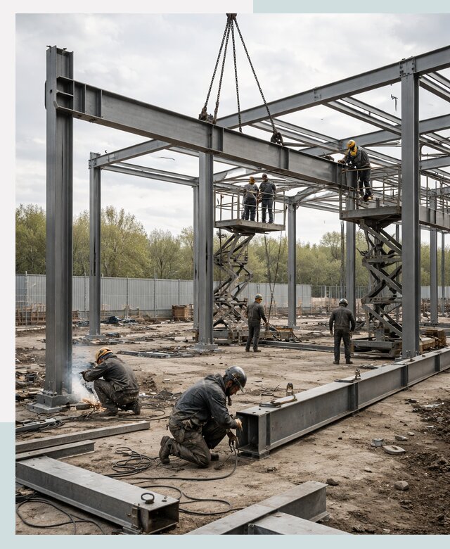 Строительство выставочных павильонов из металлоконструкций в Рубцовске