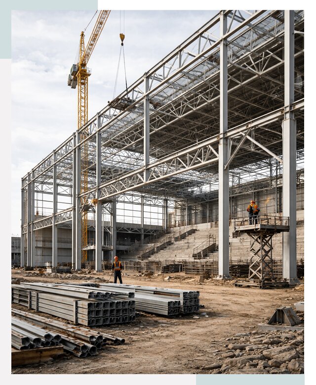 Строительство спортивных комплексов в Рубцовске от 30339 р. | СтальСтрой-Рбц